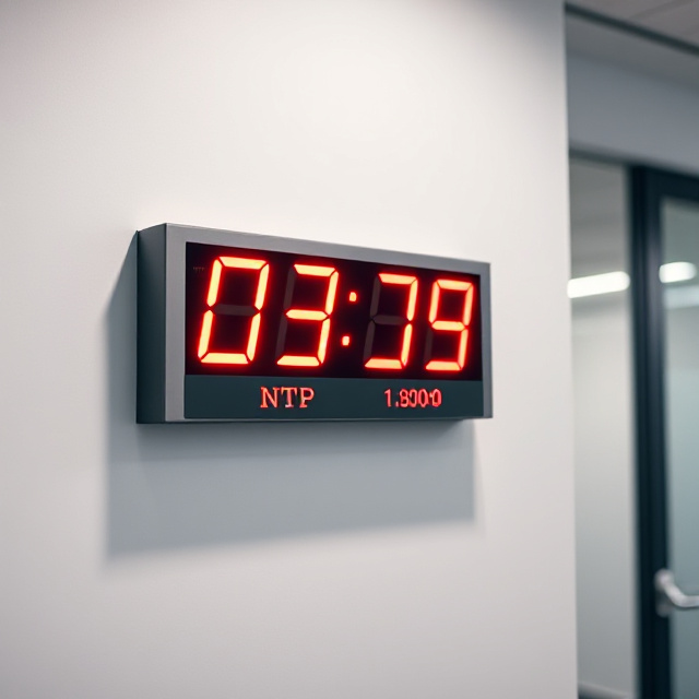 POE-powered NTP Display